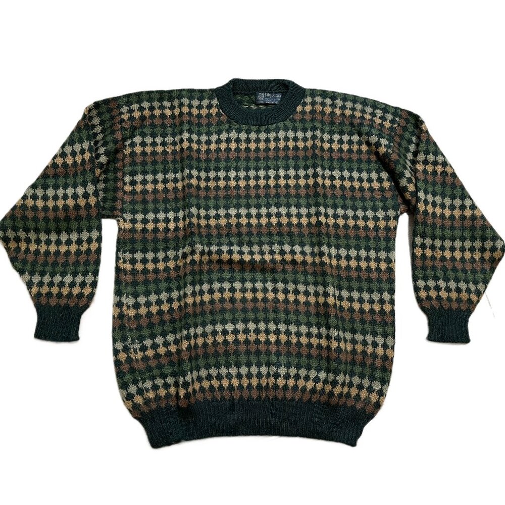 Uriah Baby Alpaca Fair Isle Sweater Men’s M NWOT